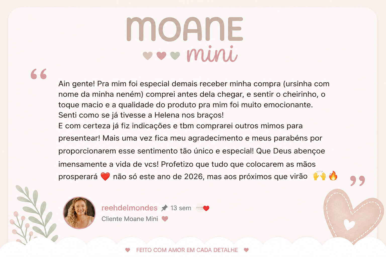 Depoimento de reehdelmondes